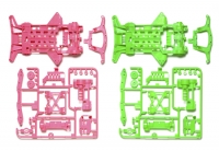 Super XX Fluorescent-Color Chassis Set (Pink/Green)