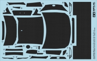 1/24 Scale Subaru BRZ Carbon Pattern Decal Set
