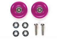 13mm Aluminum Ball-Race Rollers (Ringless/Pink)