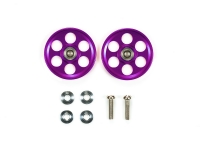 HG Lightweight 19mm Aluminum Ball-Race Rollers (Ringless/Purple)