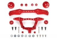 Reinforced Rear Double Roller Stay (3 Attachment Points/Red)