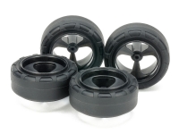 Super Hard Small Dia. Narrow Tires (24mm) & Reinforced 3-Spoke Wheels