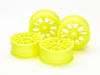 Medium-Narrow Mesh Wheels (24mm Width, Offset +2) (Yellow) 4pcs.