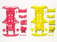 VS Fluorescent-Color Chassis Set (Pink/Yellow)